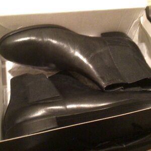 Aldo Black Leather Chelsea Boots